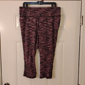 Livi Pink and Black Patterned Leggings